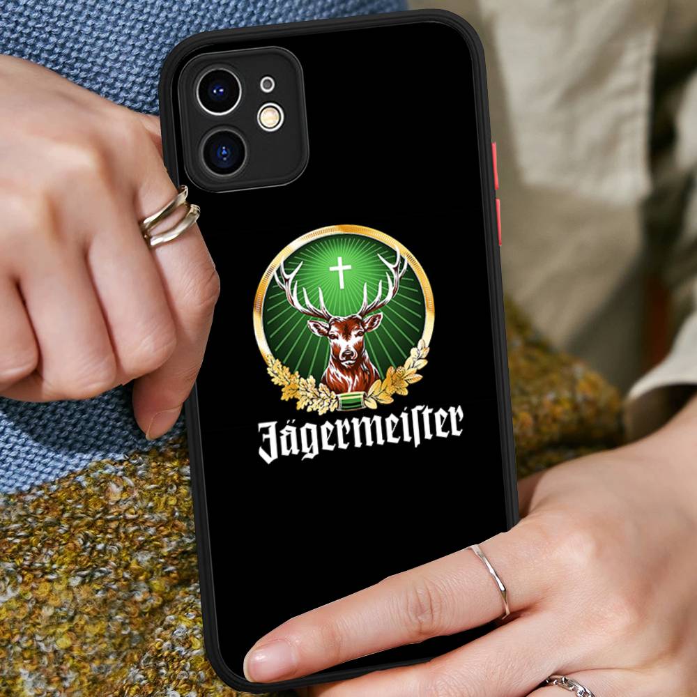 Чехол для телефона с логотипом J-Jagermeister для IPhone 16 15 14 Plus 15 13 12 11 Pro Max X XS MAX Матовый чехол