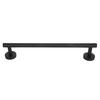 Stainless Steel Towel Bar Wall Mounted Single Towel Rack Hanger Bathroom Accessory