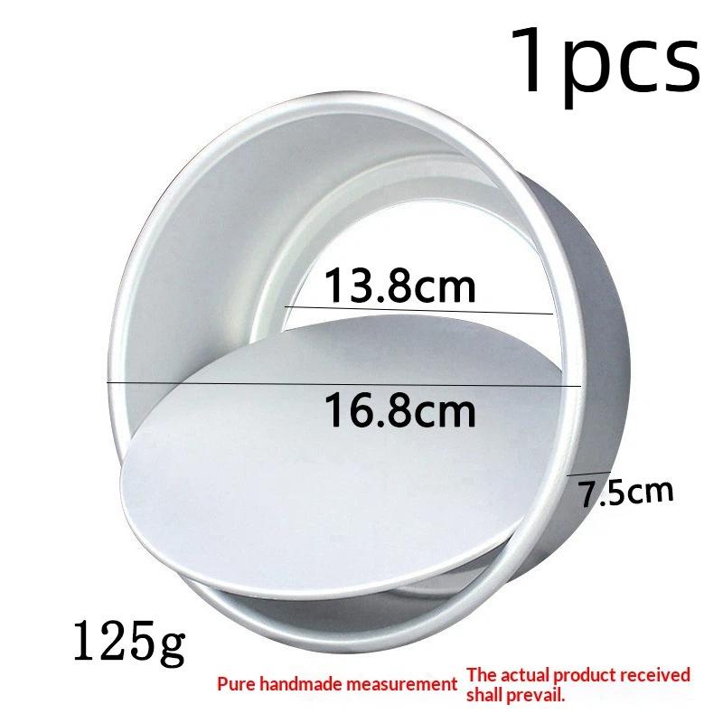 1Pcs Round Cake Pan Food Grade Aluminum Alloy Removable Bottom Rust Proof Baking Tool for Home Kitchen Bakery