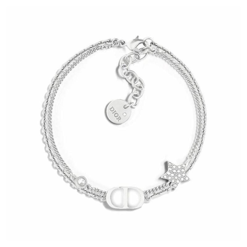 Dior Браслет с индивидуальным дизайном для женщин, серебро, Серебряный F, базовая упаковка - мешок от пыли