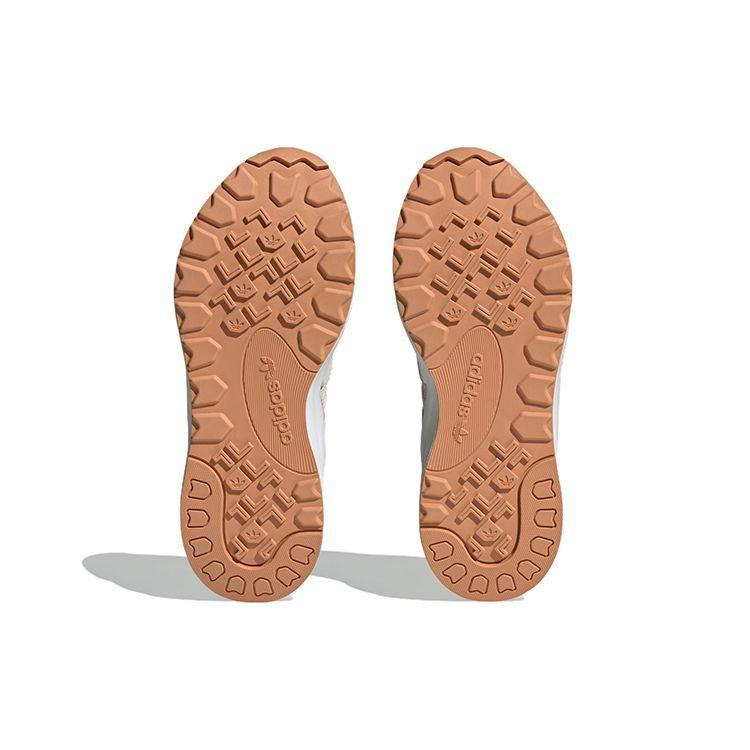 Adidas Originals Retropy Adisuper Сетка Замша Классические Нескользящие Низкие Кроссовки для Повседневной Носки Женские кроссовки Бежевый Оранжевый HQ1848