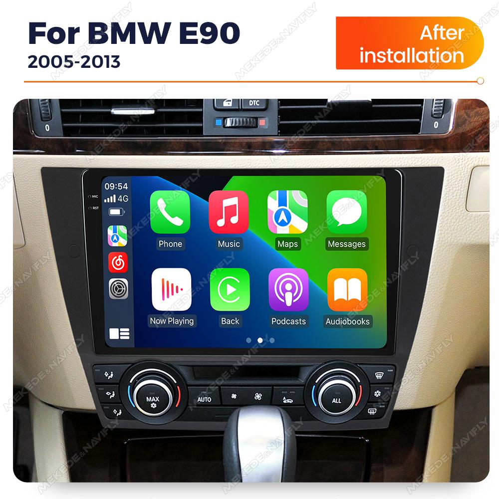 MEKEDE Android Auto Экран Автомагнитолы Для BMW E90 E91 E92 E93 2005-2013 Беспроводной Carplay WIFI Автомобильный Мультимедийный Стерео Видеоплеер