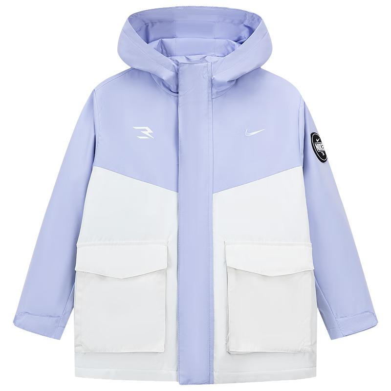Nike Детская куртка-трансформер 3BRAND с 90% пухом, модель 3-в-1.