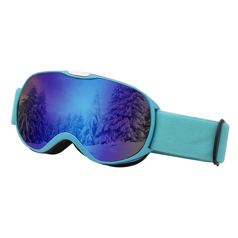 Clearance Sale: New Double-Layer Spherical Children's Ski Goggles, Anti-Fog, UV-Protective, Windproof