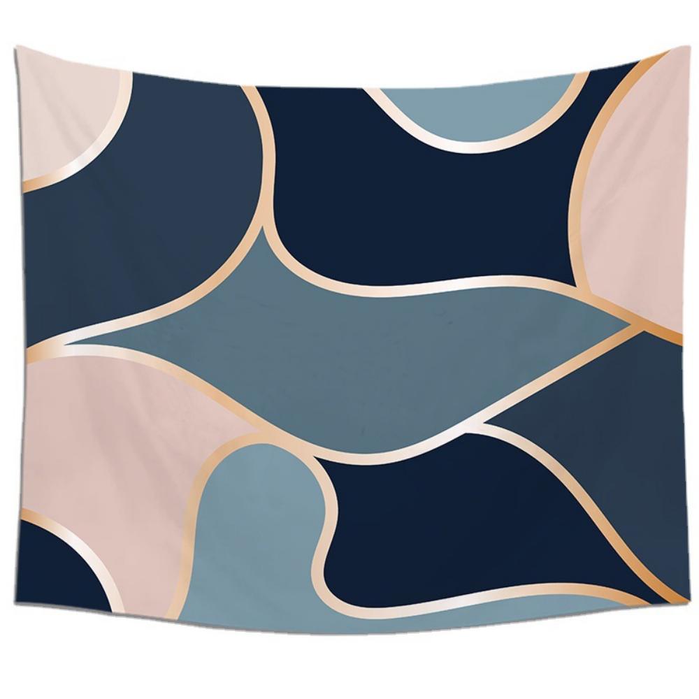 Декоративная живопись, Геометрический абстрактный гобелен, Гостиная, Спальня, Настенная ткань, Фоновая ткань для комнаты, Настенный ковер, Подвесная ткань