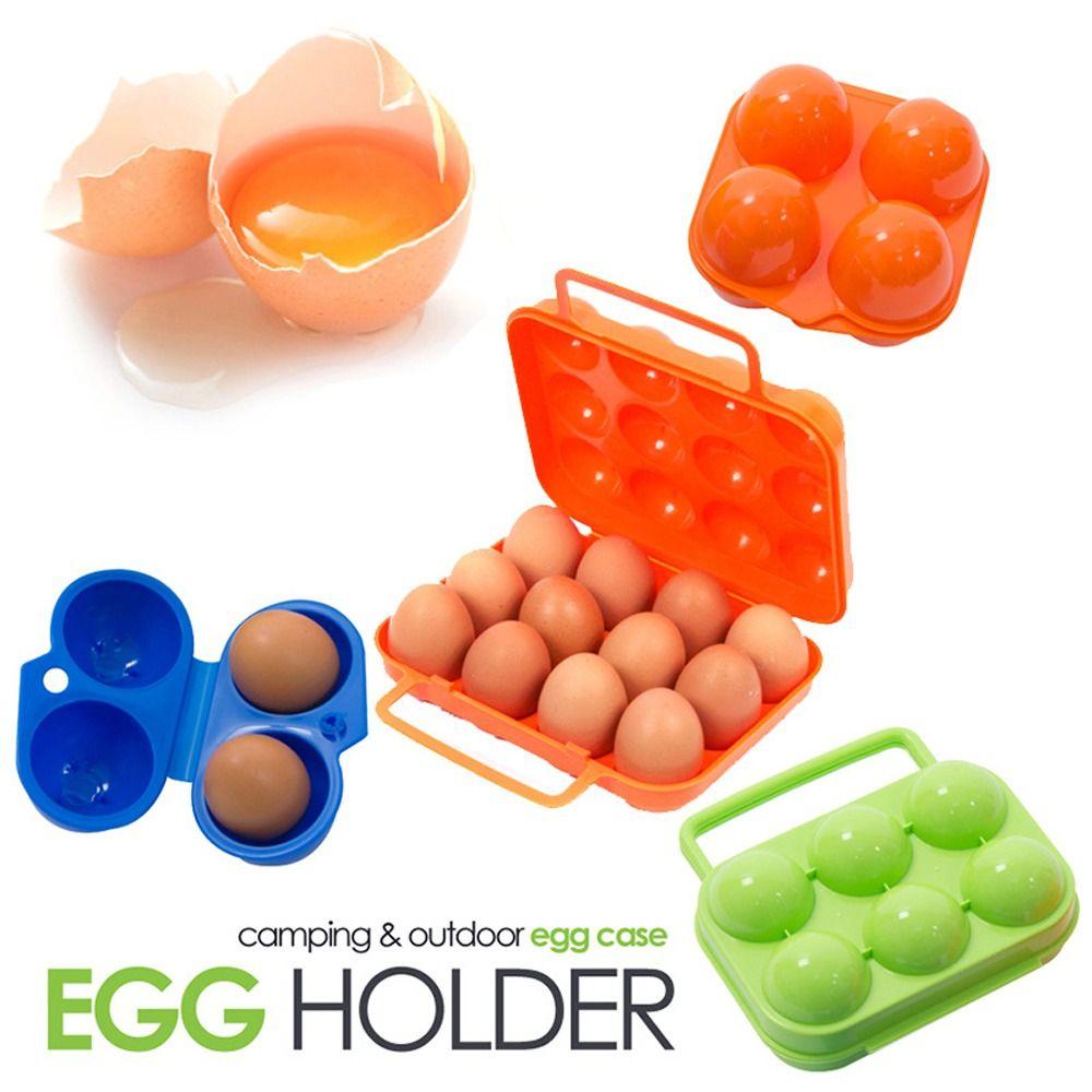 Outdoor Camping Storage Boxes Picnic Fridge Egg Tray Storage Case Egg Box Egg Container Egg Holder