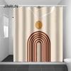 JINRUN Bathroom Thickened Waterproof Curtain Mildew Proof Shower Curtain Shower Partition Curtain Shower Curtain Bathroom Curtain Free Perforation