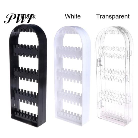 Складной держатель для сережек на 120 отверстий, стеллаж для хранения ювелирных изделий на экране