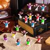 60Pcs Mini Jesus Figurines Small Little Jesus Toys Tiny Jesus Figures Original Design Miniature Jesus for Hide Christmas Thanks