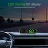 Автомобильный проекционный дисплей GPS Цифровой спидометр с цветным светодиодным дисплеем Часы и функция Предупреждение о превышении скорости для Автомобиля Грузовика Внедорожника Дома на колесах