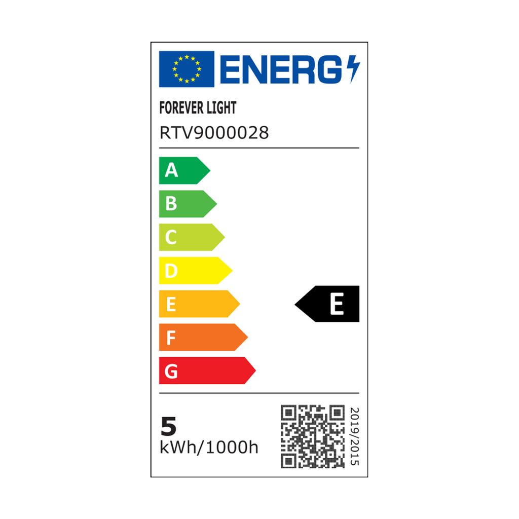 Forever Light Żarówka Led E14 C37 4.8W 630Lm 3000K Klasa E
