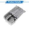 X Autohaux 1 Pc No.2152023601 Engine Oil Pan for Hyundai Elantra Aluminum Alloy Silver Tone