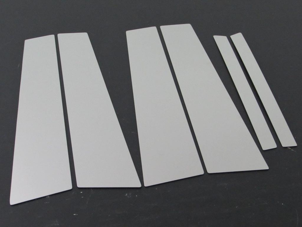 BRIGHTZ Stainless Steel Plated Pillar Panels for and LS600hL and Compatible with Visors Ultra-Mirror (6-Piece Set) LS460, LS460L, LS600h, (UVF45,