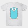 T Shirt Women Go Golang Gopher Programming Harajuku Print Kawaii Tshirt Summer Short Sleeve Female T-Shirt Top Tee