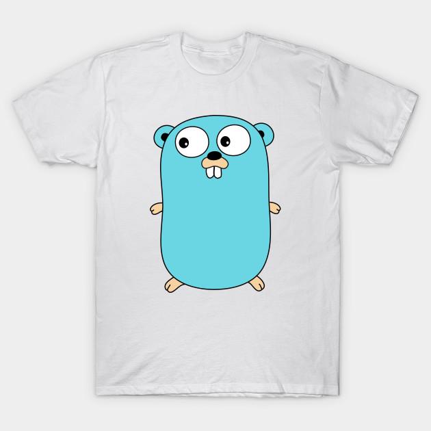 T Shirt Women Go Golang Gopher Programming Harajuku Print Kawaii Tshirt Summer Short Sleeve Female T-Shirt Top Tee