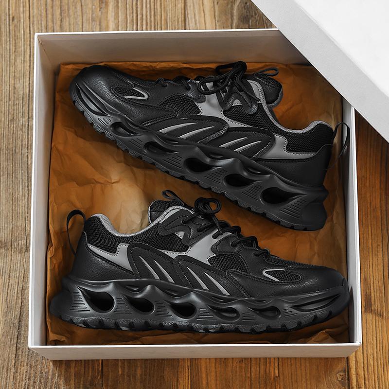 Men Breathable Mesh Running Dad Sneakers Walking Shoes Sizes 39-44 for Jogging Travel Training Commuting and Daily Wear