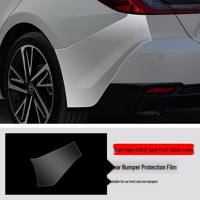 Toyota Camry Front & Rear Bumper TPU Protective Film - Transparent & Invisible, Fits 25 Models