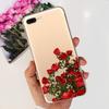 Для iPhone 7 8 7Plus 8 Plus Чехол для телефона iPhone SE 2020 Задняя крышка Мягкий ТПУ Прозрачный Силиконовый Бампер Цветок Бабочка Чехол Сумка