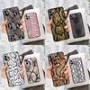 Чехол для телефона под змеиную кожу для iPhone 16 15 14 13 12 11 Pro Max 12 13 Mini 7 8 16 Plus X XR XS Max
