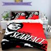 3pcs tony montana Scarface pattern bedding set duvet cover set includes duvet cover &pillowcases, perfect all season bedroom decoration & gift