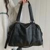 Trendy 2025 Women's Korean Casual Tote Bag - Large Capacity Hand-Held Travel Messenger Bag.