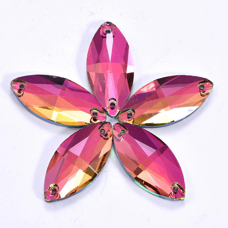 Hand Sewn Drill, Horse Eye Crystal Glass Diy Rhinestone Beauty Clothing Wedding Accessories Accessories