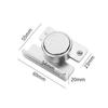 New Zinc Alloy Anti-theft Buckle 90°/180° No Punching Sliding Door Latch Anti-theft Hardware Door Buckle Door
