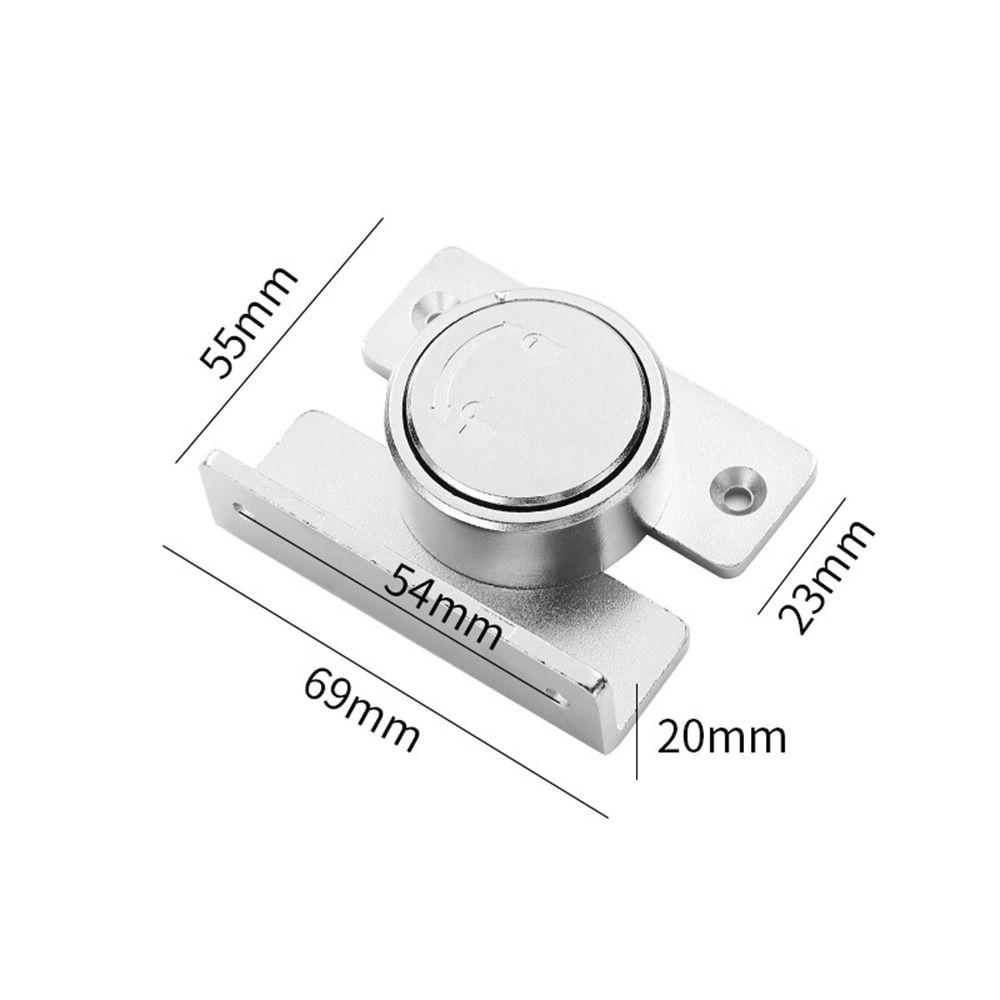 New Zinc Alloy Anti-theft Buckle 90°/180° No Punching Sliding Door Latch Anti-theft Hardware Door Buckle Door