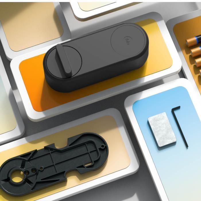 Serrure Connectée Linus® Yale - Noir Mat - Design Élégant Et Sécurisé Sans Clé