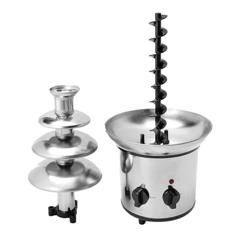 Chocolate Fountain, 4 Tiers Electric Melting Machine, Fondue Pot Set, for Chocolate Candy, Ranch,
