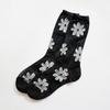 Прозрачные блестящие носки с цветочным узором fashion socks rssw026