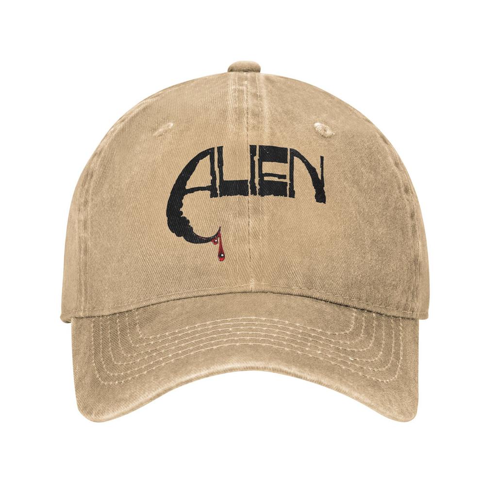 Инопланетная концепция логотипа Фильм Бейсболки Винтажные Потертые Выстиранные Снэпбэк Кепка Унисекс Стиль Уличные Регулируемые Кепки Шляпа