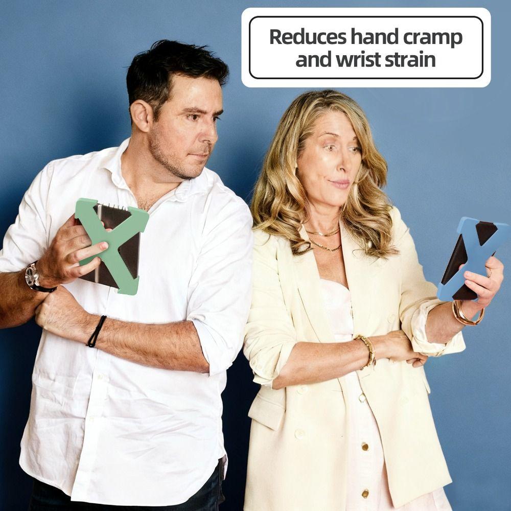 Держатель с ручкой из искусственной кожи для Kindle Paperwhite/Kobo/Voyaga/Pocketbook/Tolino для использования в руках