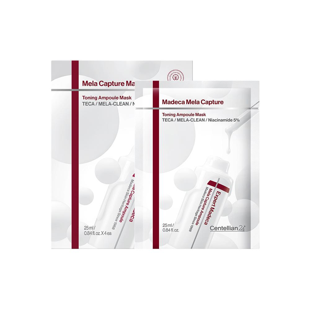 Centellian24 Madeca Melacapture Toning Ampoule Mask 4pcs - Bright Care, Korean