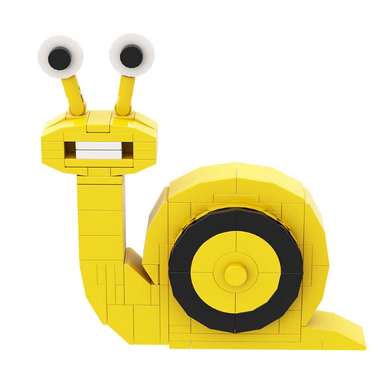 Gobricks Garten Of Banban Bricks Game Green Headed Monster Flamingo MOC Model Building Blocks Children's Educationa Gifts