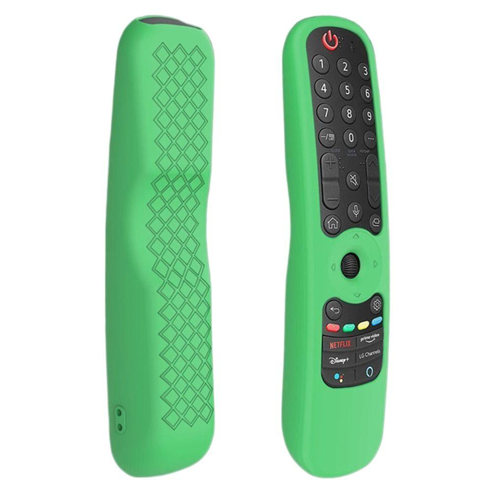 1 PC Silicone Remote Control Protective Cover Anti-Drop Smart TV Remote Control Case for LG AN-MR21GC LG MR21N LG MR21GA