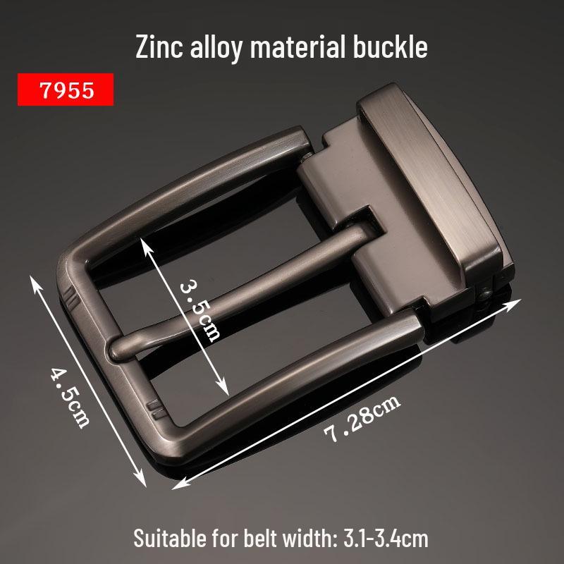 Мужской ремень с пряжкой-штифтом