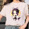 New Anime Print Women's Top 2025 Summer Fashion Cute Kochou Shinobu Loose Casual Crewneck Women's T-shirt
