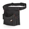 Dickies 5-Pocket Single-Sided Tool Belt with Pouch and Work Apron, Durable Canvas Construction, Adjustable Belt for a Custom Fit, Black