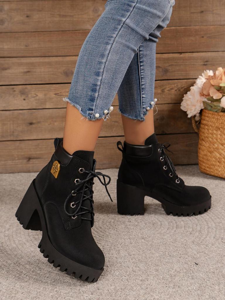 Женские высококачественные ботинки Martin большого размера на шнуровке осень/зима — стильные, легкие, нескользящие, износостойкие