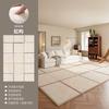 Large Area Carpets for Living Room Dopamine Color Bedroom Decor Washable Carpet Thick Plush Study Floor Mat Home Fluffy Soft Rug