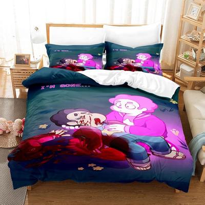 Новый комплект постельного белья Kawaii Steven Universe Single Twin Full Queen King Size для взрослых и детей с 3D-принтом Комплект простыней с аниме-принтом