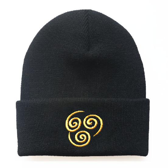 Cartoon Air nomad Wool Hat Avatar Last Air Bender Embroidered knitted pullover hat