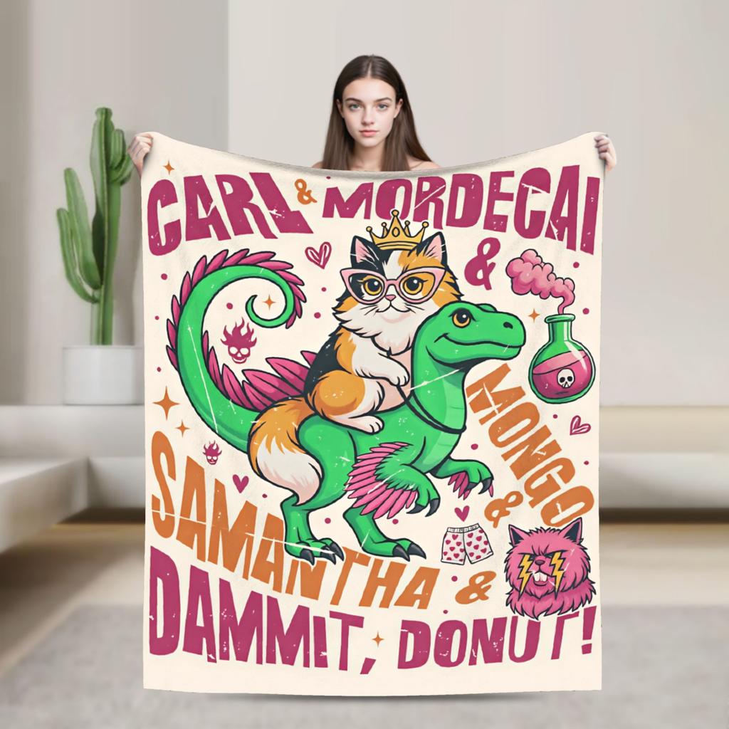 Princess Donut Dungeon Crawler Poster Blankets Quality Warm Comfy Bedding Throws Winter Travel Car Bedroom Casual Bedspread