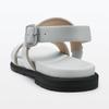 MUJI Women's Leather Sandals EKB16A4S Off-White, Size XS
