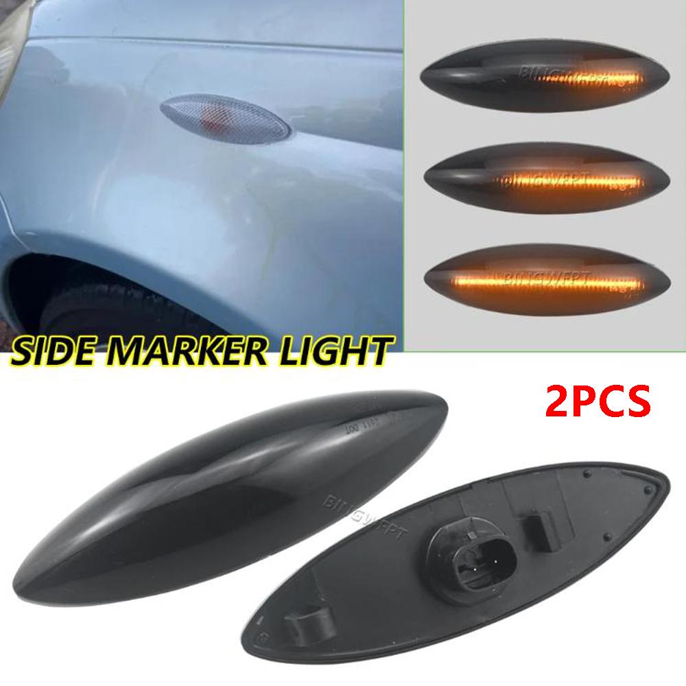 1pair Car Side Marker Light Fender Repeater Lamp Indicator For TOYOTA Echo Vitz Yaris Hatchback 1999-2005 Turn Signal Lamp