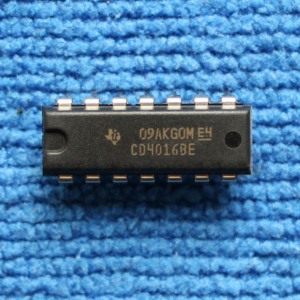 10 шт. CD4016BE DIP-14 CD4016 CMOS Quad Интегральная схема 14DIP IC оригинальный TI