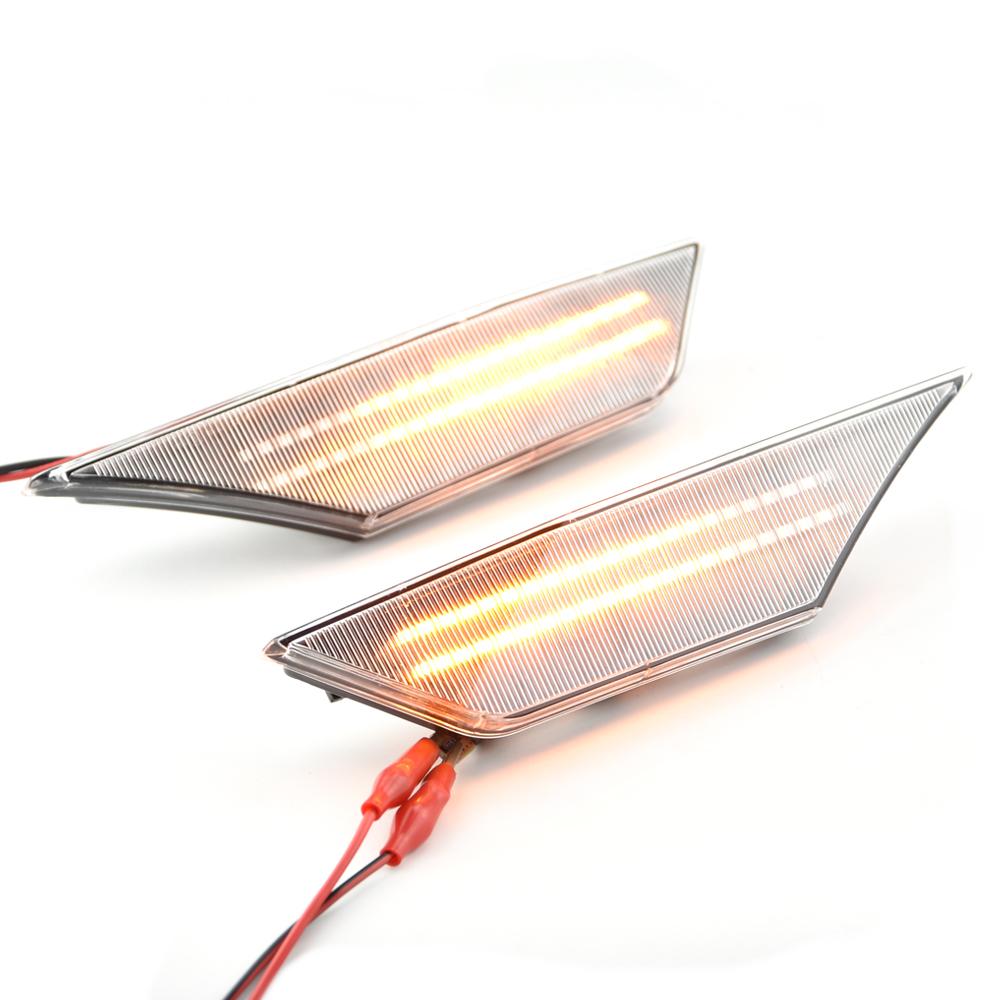 LED Dynamic Turn Signal Side Marker Light Blinker Indicator For Honda Civic 10th Gen Sedan Coupe Hatchback 2016 2017