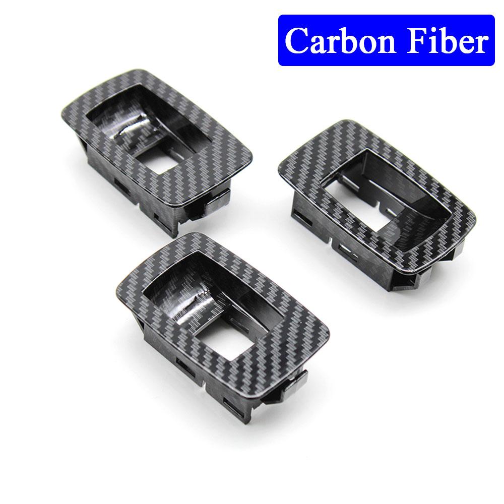 Car Front Rear Paasenger Door Window Switch 3PCS Cover Panel Replacement For BMW 3 Series E90 E91 316 318 320 325 328i