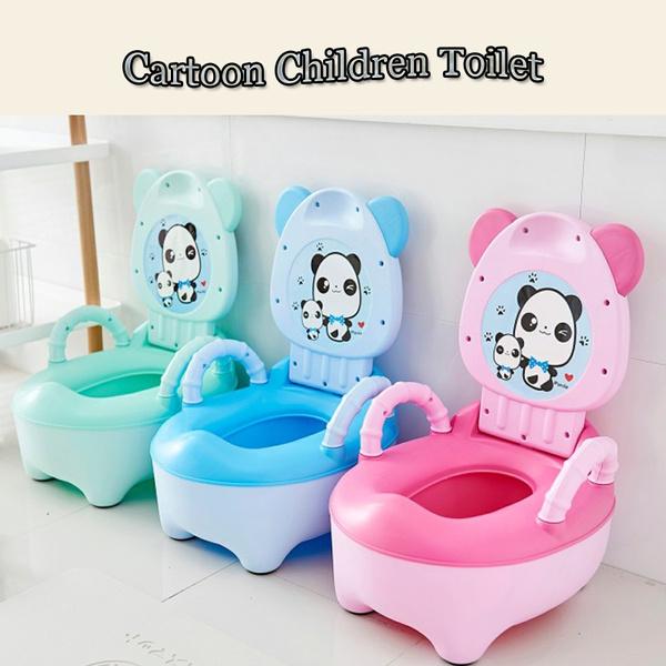 Fashion Baby Potty Seat Toddler Children Boy Potty Training Girl Toilet Urinal Potty Chair Seat Potty Trainer Home Decor with Brush